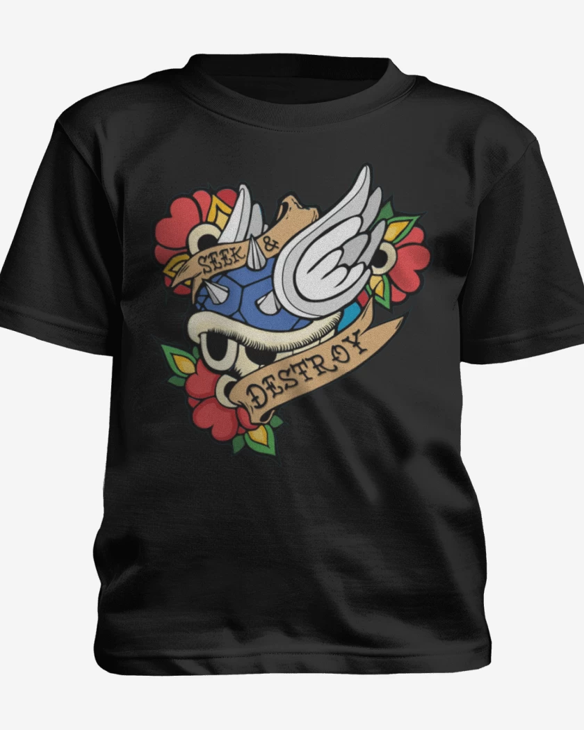 Polera de niño Seek and destroy