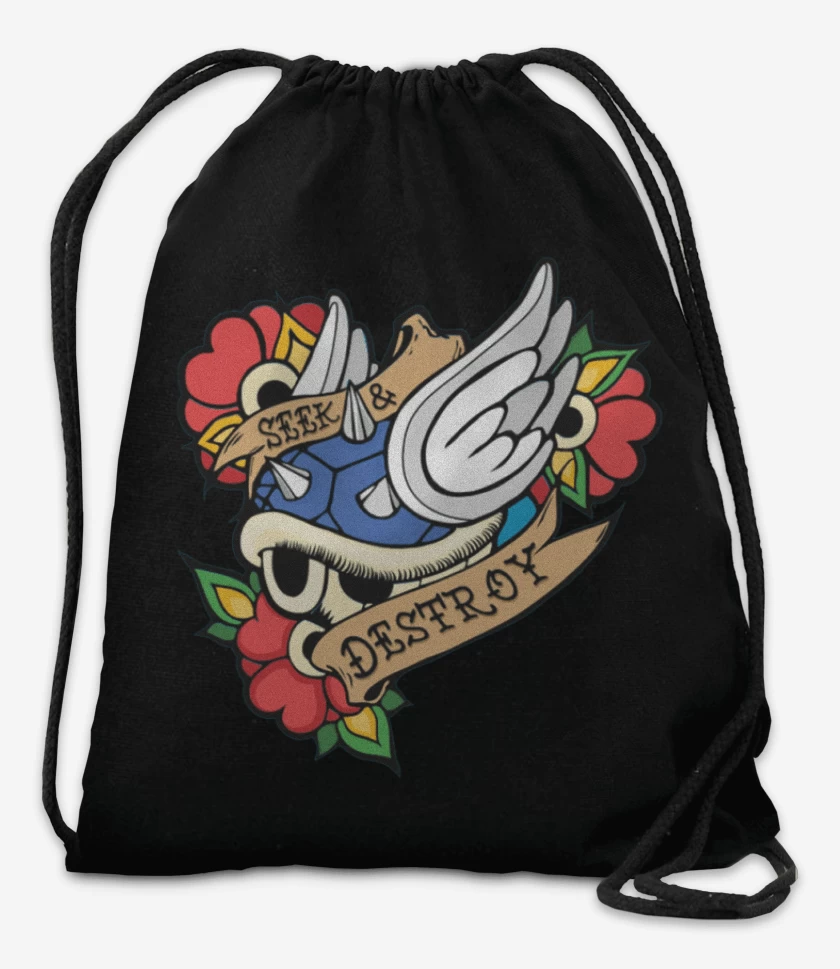 Mochila Negro de Seek and destroy