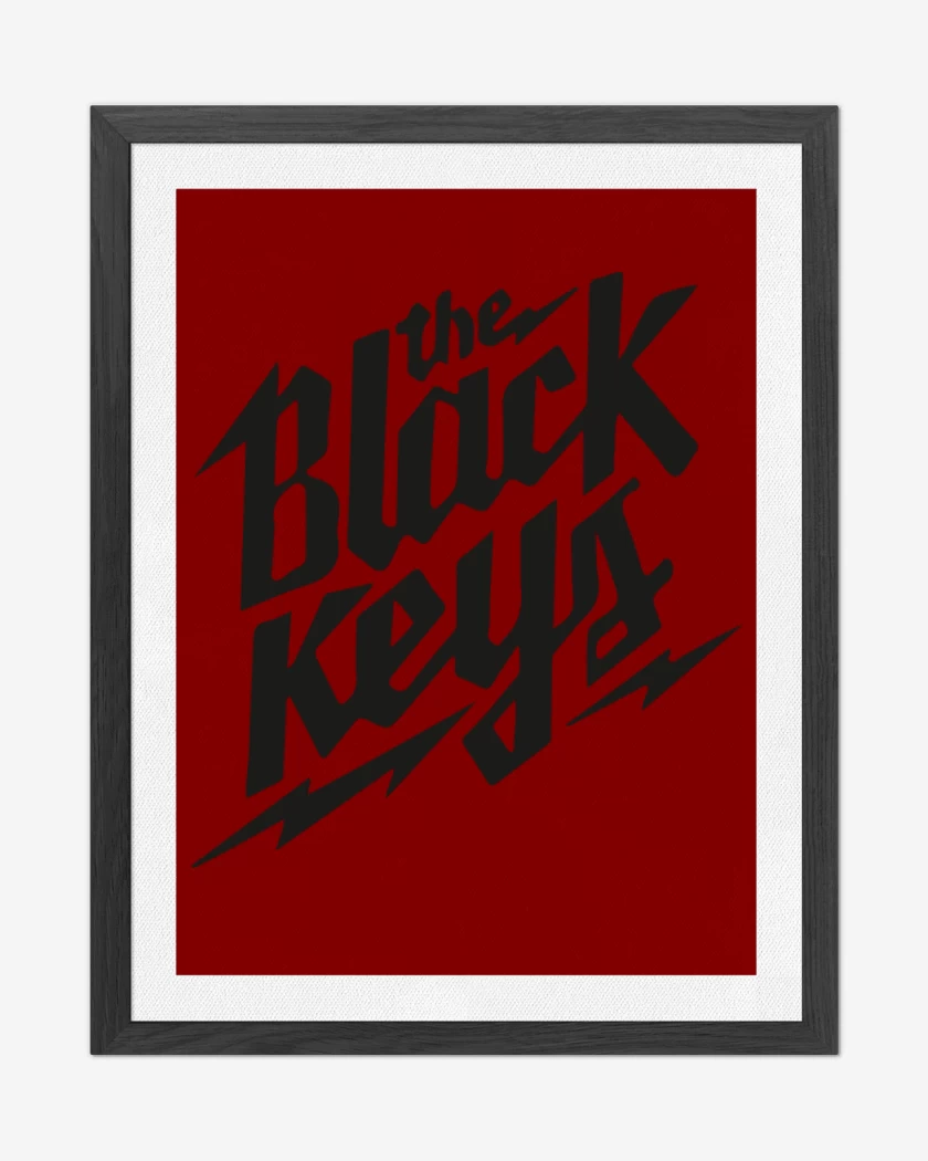 Cuadro decorativo Rojo de The Black Keys 1