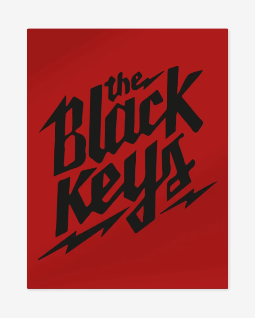 Print metalico Rojo de The Black Keys 1