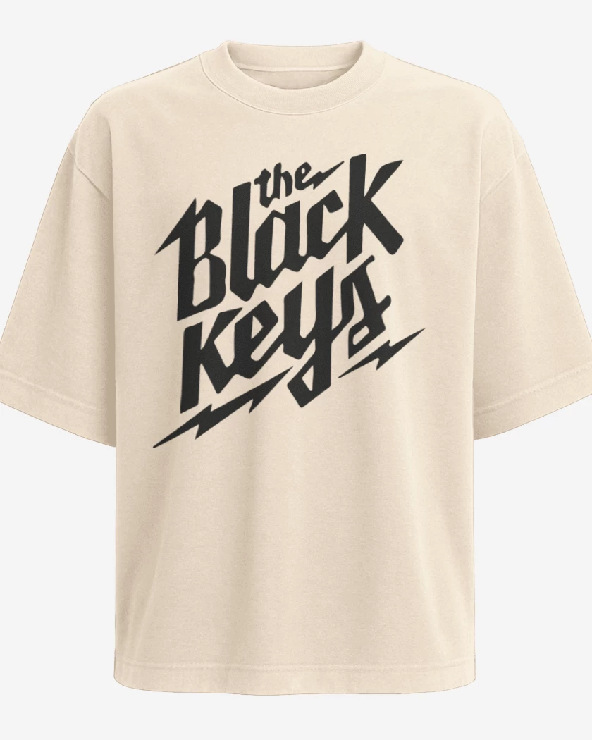 Polera Oversize Beige de The Black Keys 1