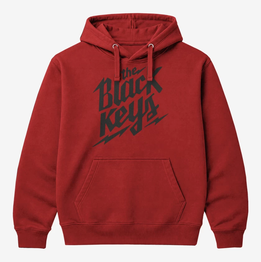 Polerón Canguro Rojo de The Black Keys 1