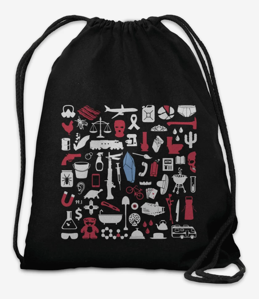 Mochila Negro de items