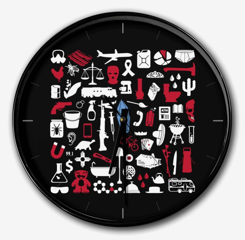 Reloj Negro de items