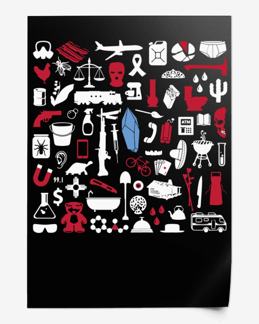 Print Negro de items