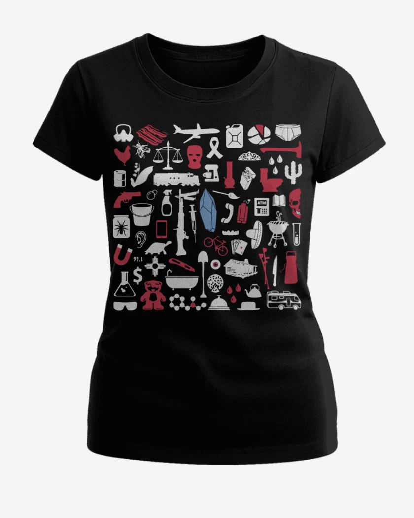 Polera de Mujer Negro de items