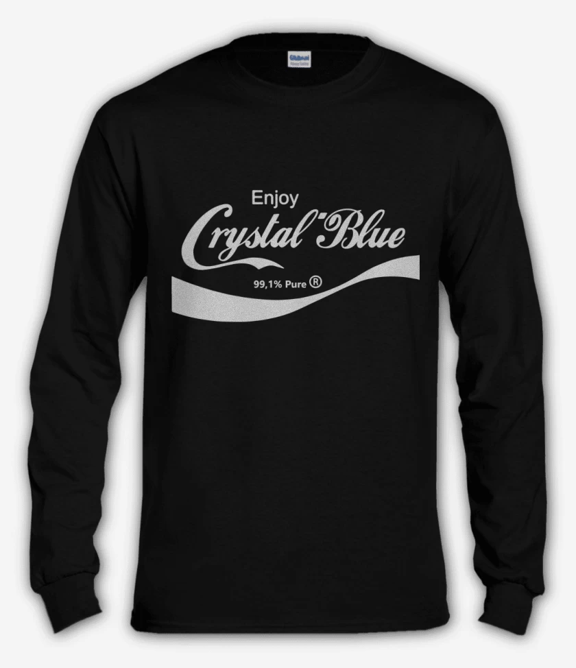 Polera manga larga Negro de Enjoy Crystal Blue