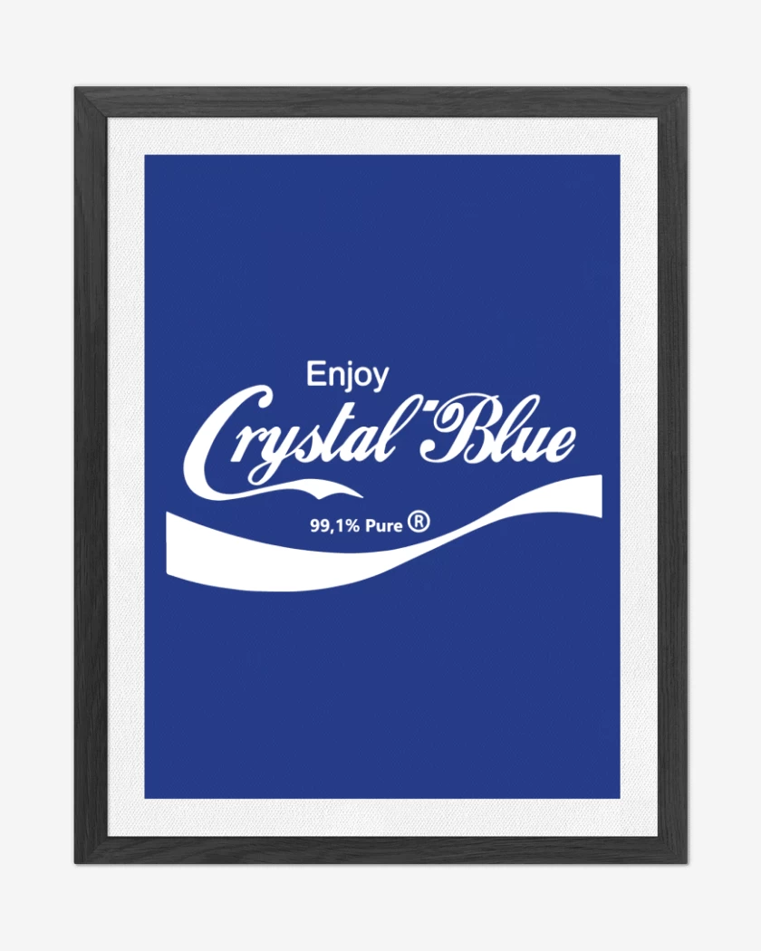 Cuadro decorativo Azul Rey de Enjoy Crystal Blue