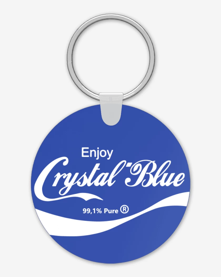 Llavero Enjoy Crystal Blue