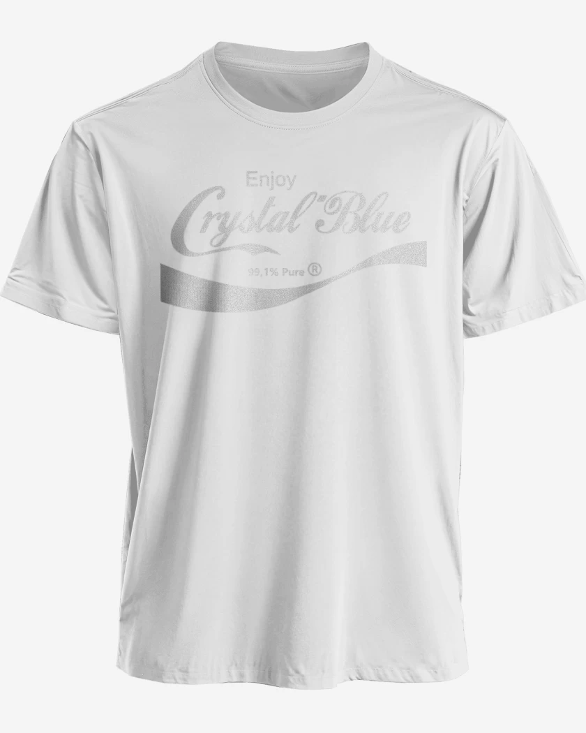 Polera premium Blanco de Enjoy Crystal Blue