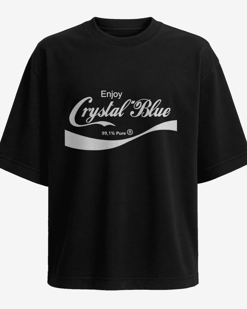 Polera Oversize Enjoy Crystal Blue