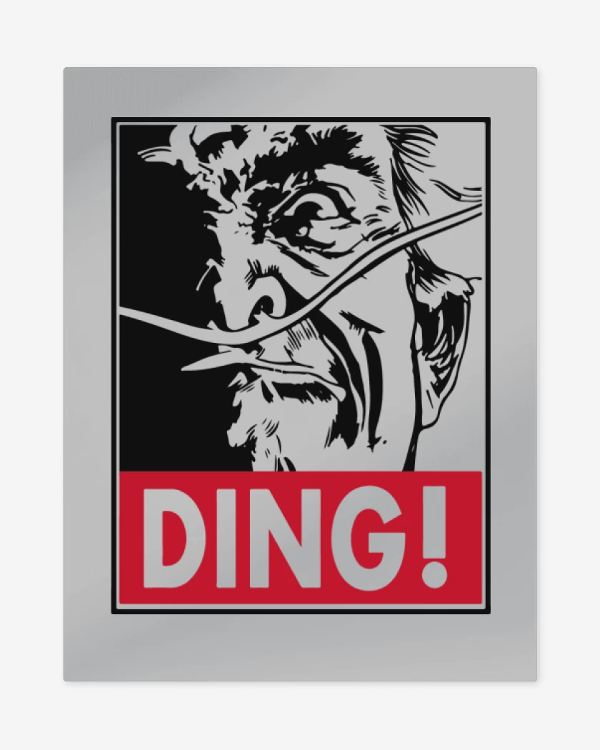 Print metalico Gris Melange de Ding