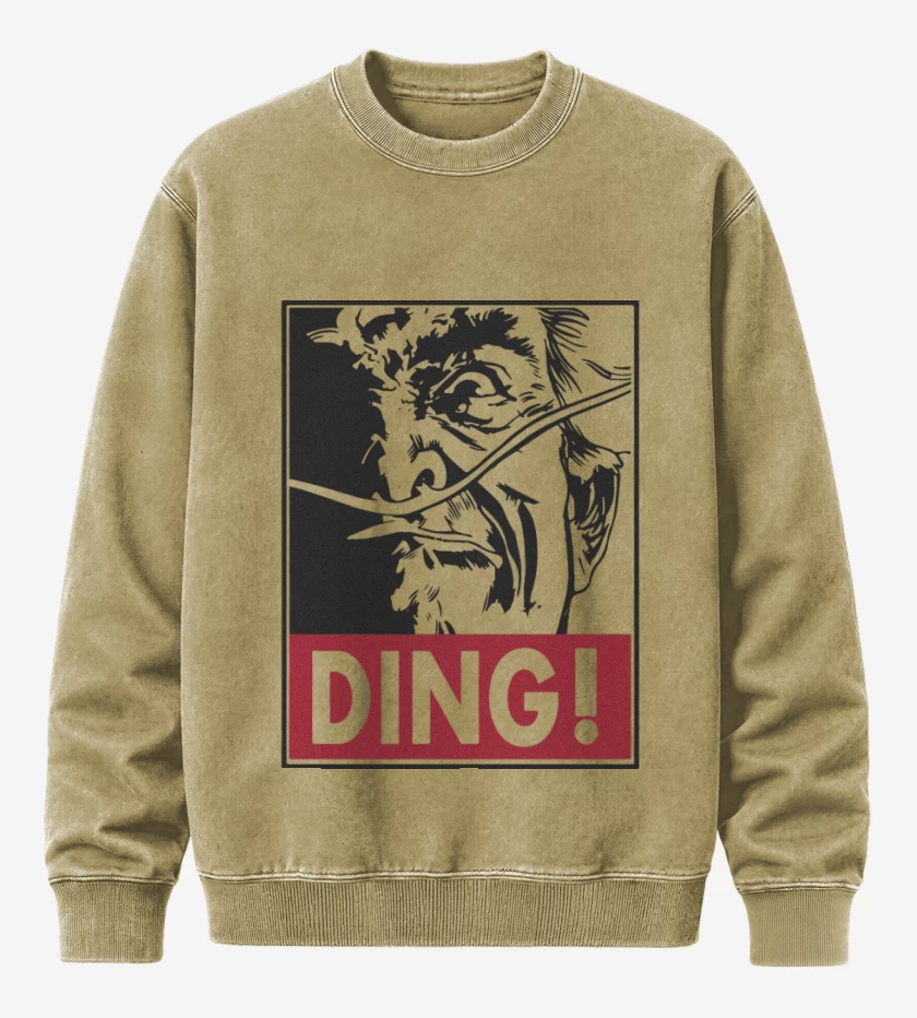 Poleron Polo Acid Wash Beige de Ding