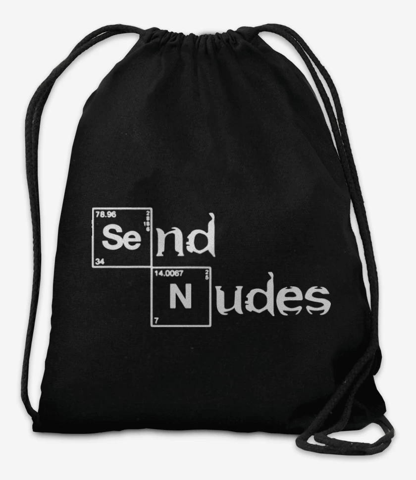 Mochila Negro de Send nudes