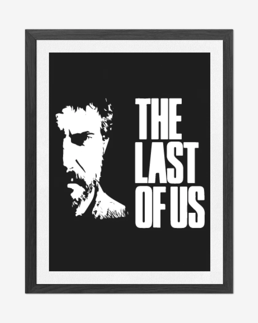 Cuadro decorativo Negro de The Last Of Us