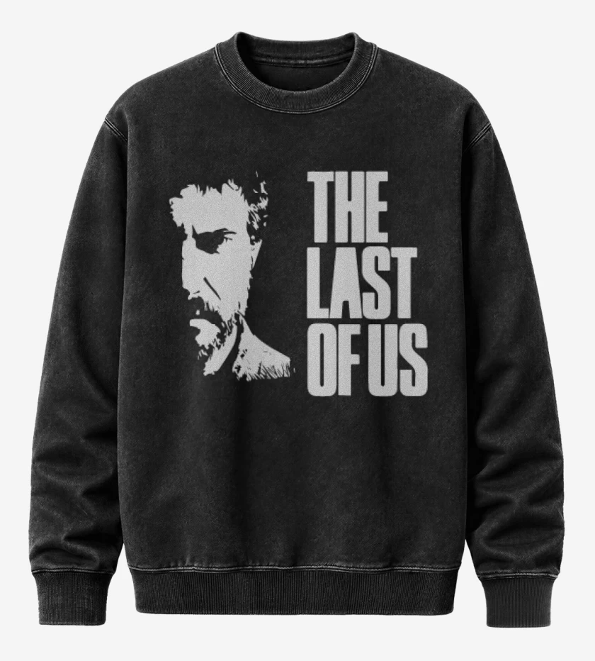 Poleron Polo Acid Wash Negro de The Last Of Us