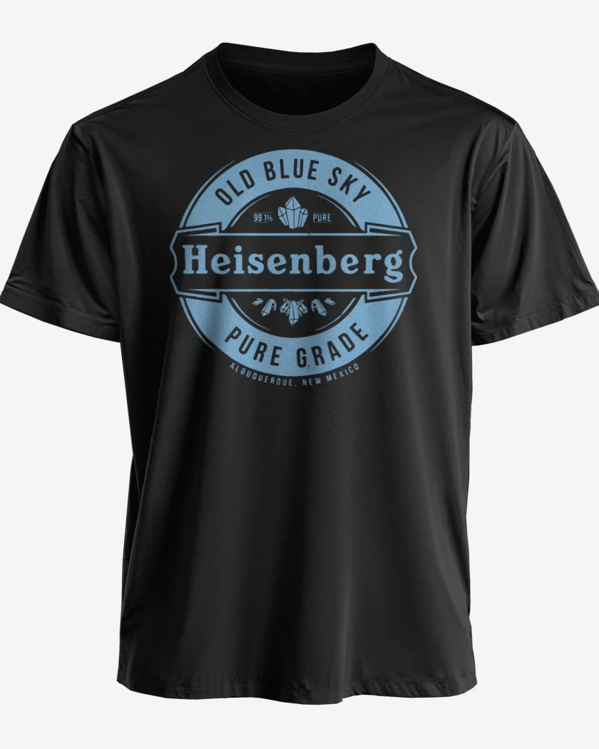 Polera premium Negro de Heisenberg pure grade
