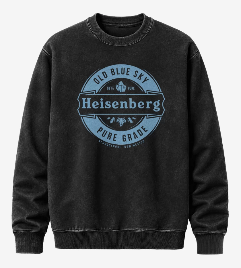 Poleron Polo Acid Wash Negro de Heisenberg pure grade