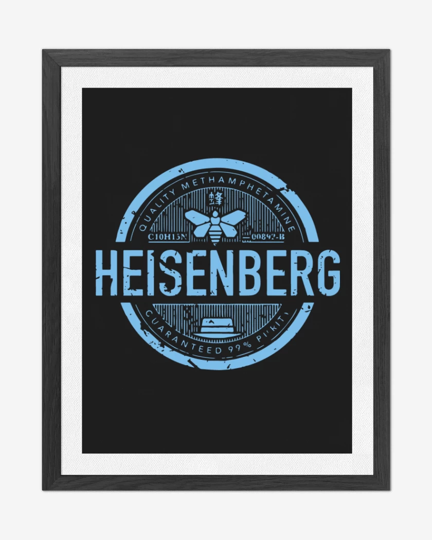 Cuadro decorativo Heisenberg quality