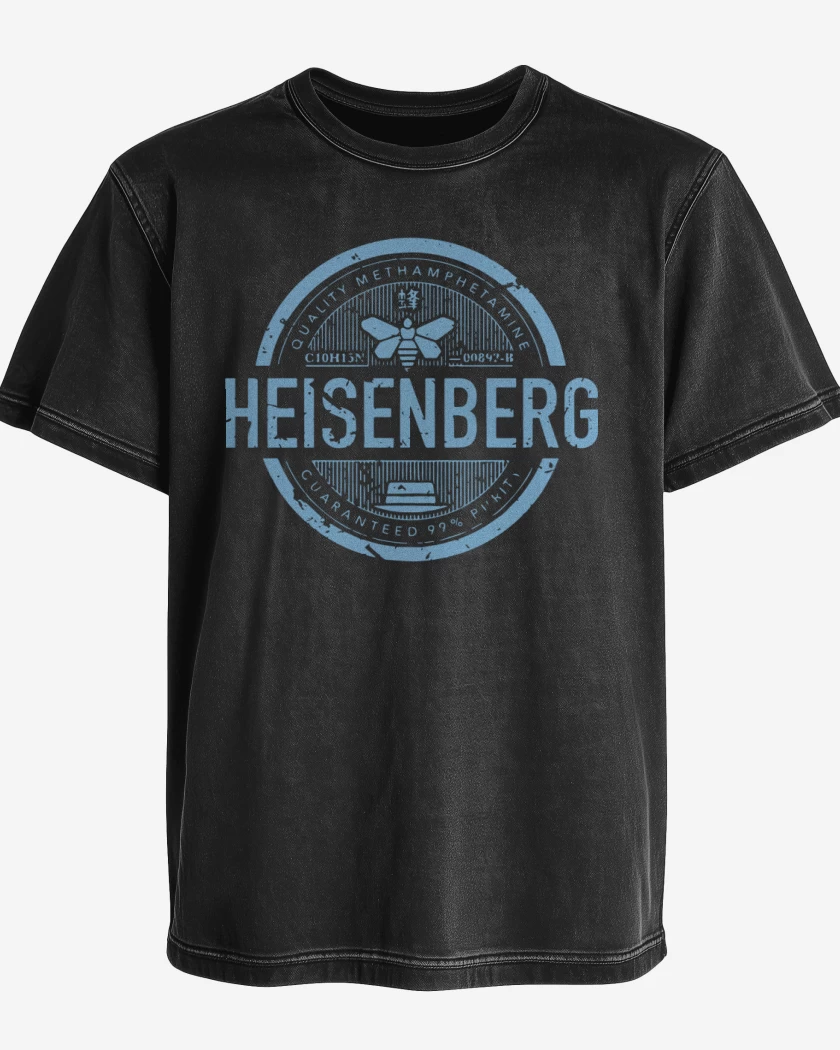 Polera desgastada Heisenberg quality