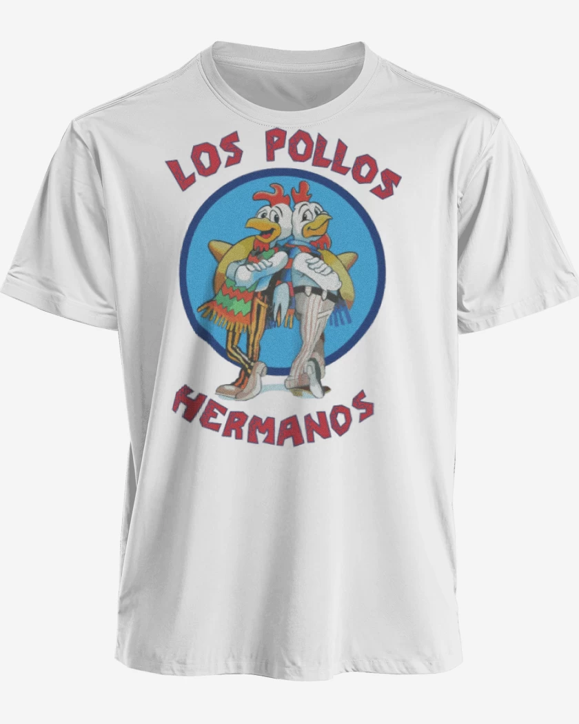 Polera premium Blanco de Los pollos hermanos