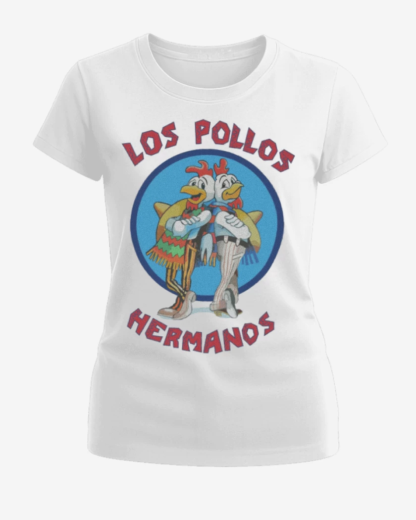 Polera de Mujer Blanco de Los pollos hermanos