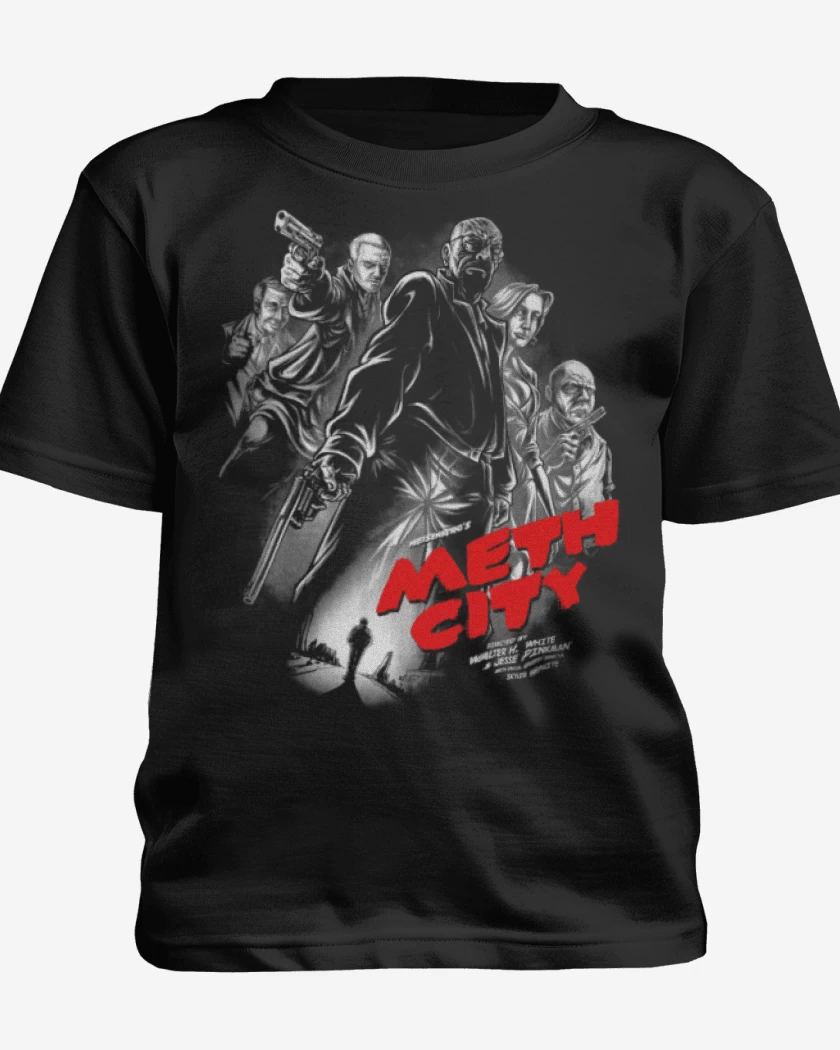 Polera de niño Negro de meth city