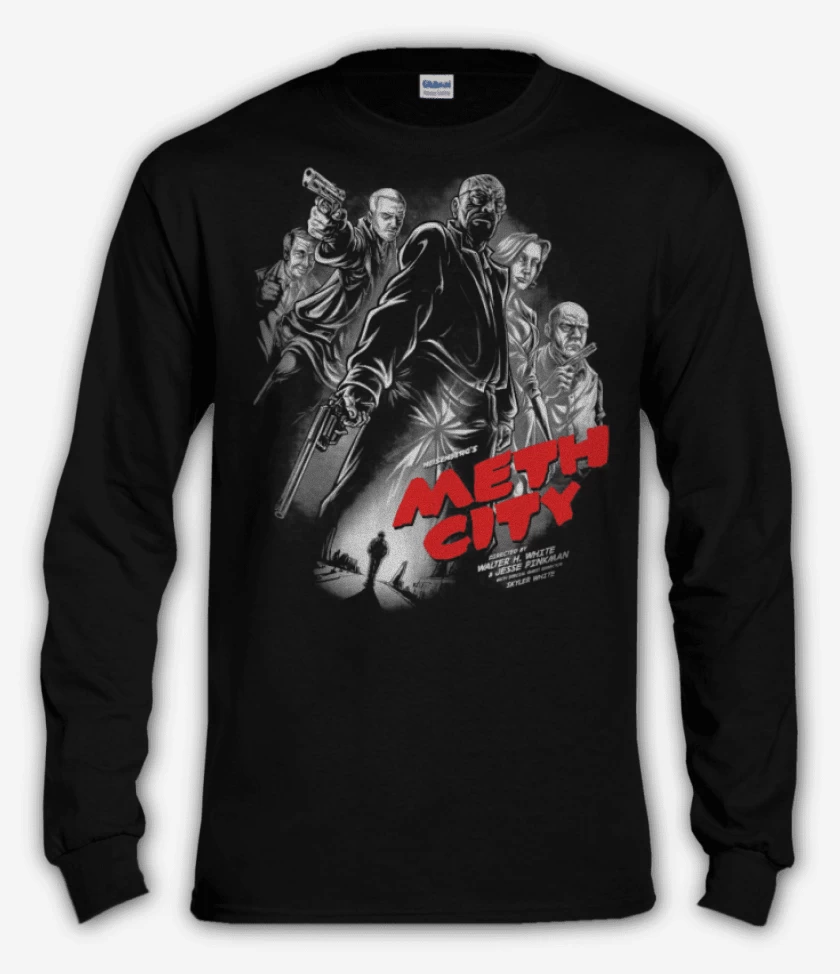 Polera manga larga meth city