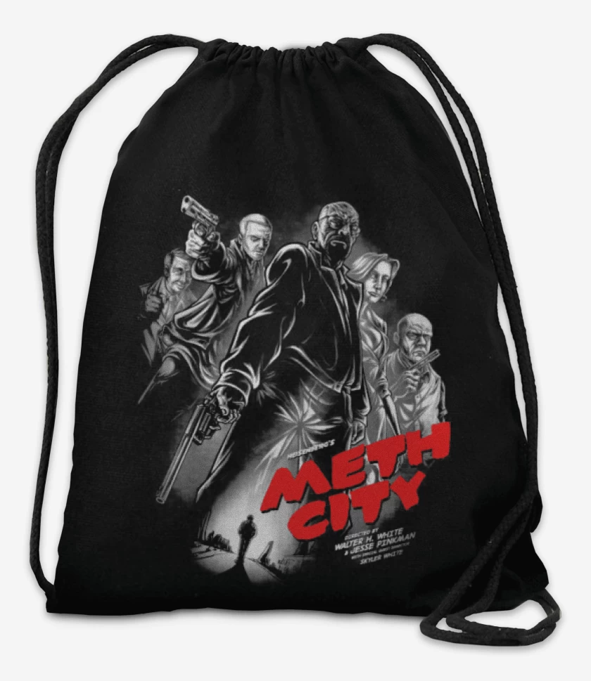 Mochila Negro de meth city