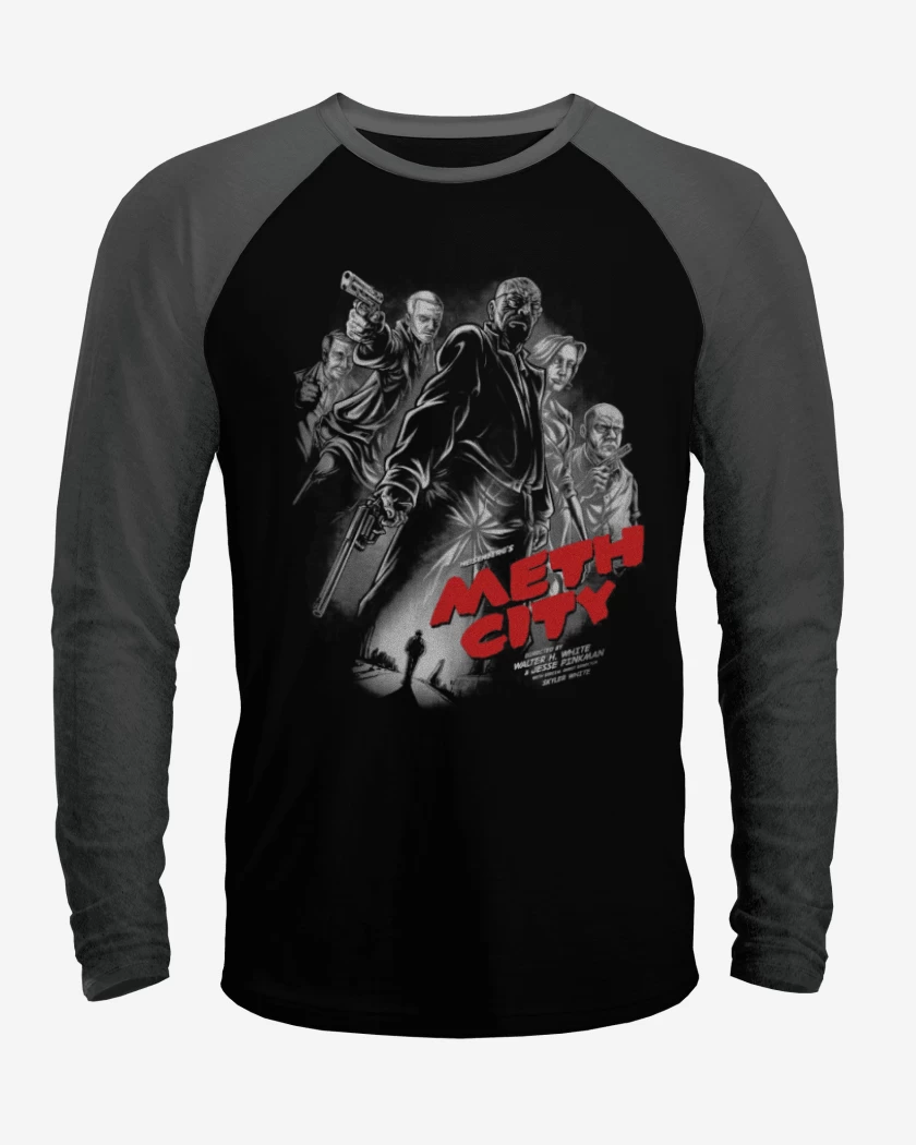 Polera Raglan meth city