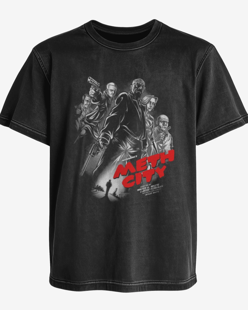 Polera desgastada meth city