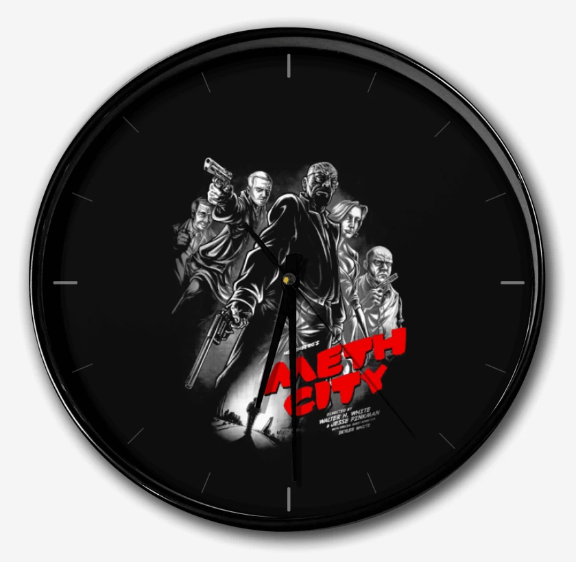 Reloj Negro de meth city