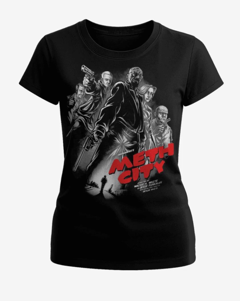 Polera de Mujer Negro de meth city