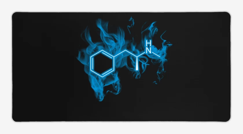 Mouse pad Gamer Negro de Meth