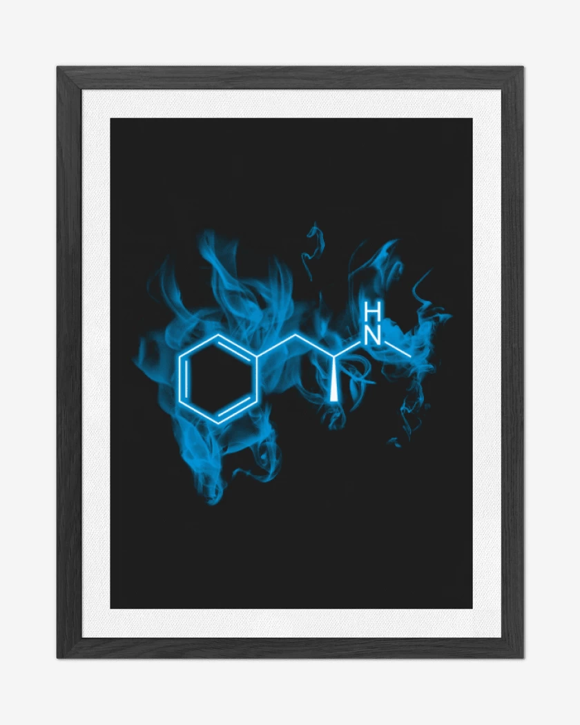 Cuadro decorativo Negro de Meth