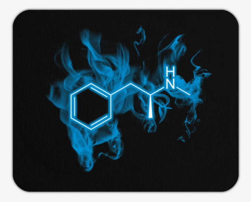 Mousepad Negro de Meth