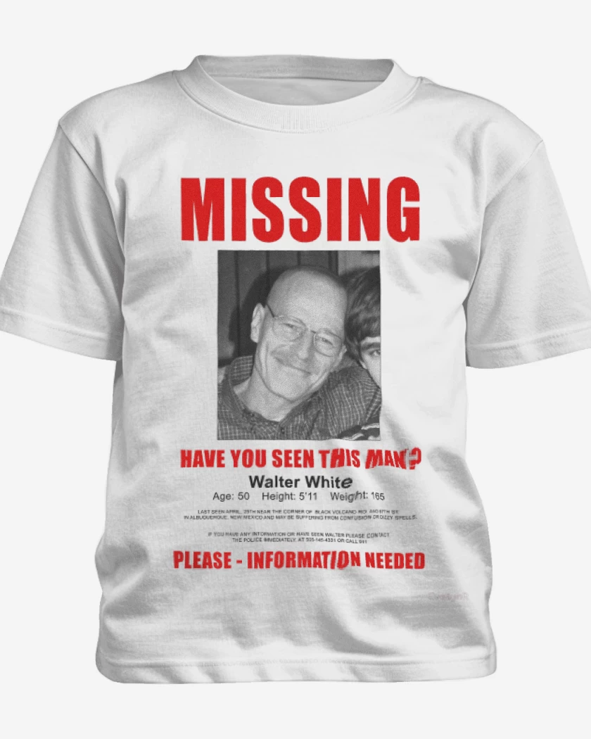 Polera de niño Blanco de Missing