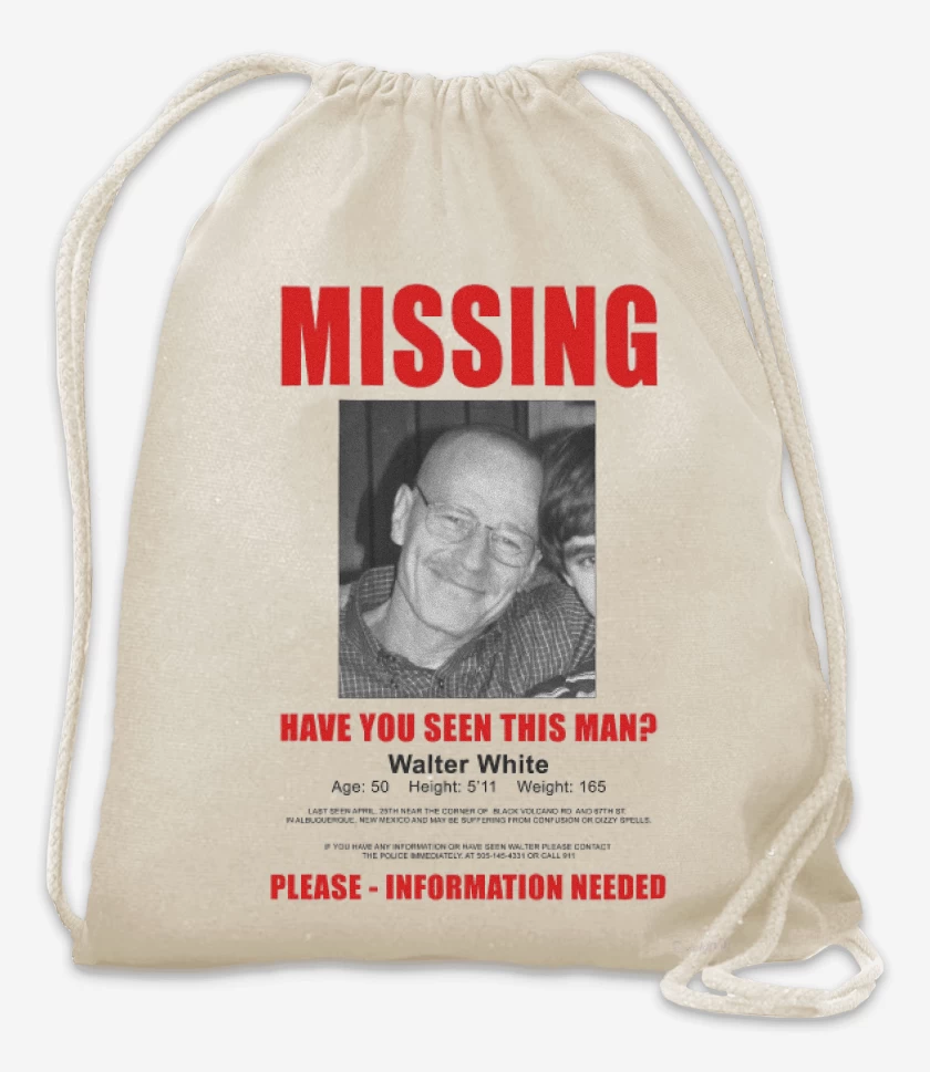 Mochila Blanco de Missing