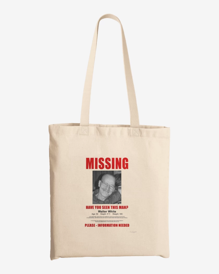 Totebag Blanco de Missing