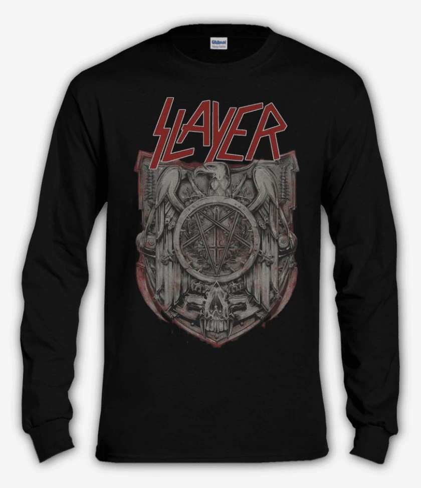 Polera manga larga Negro de Slayer 2