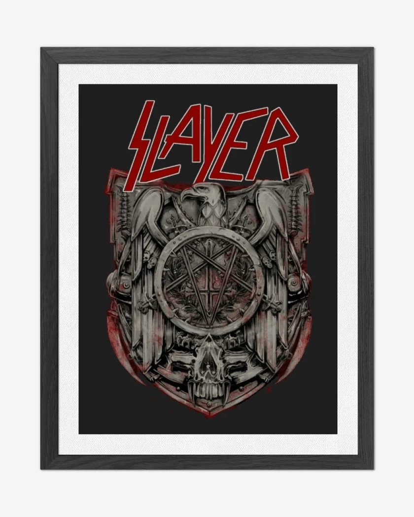 Cuadro decorativo Negro de Slayer 2