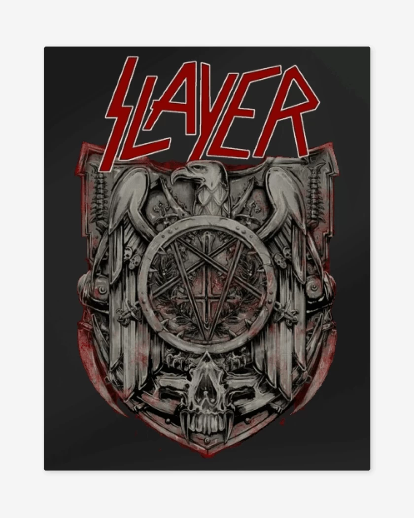 Print metalico Negro de Slayer 2