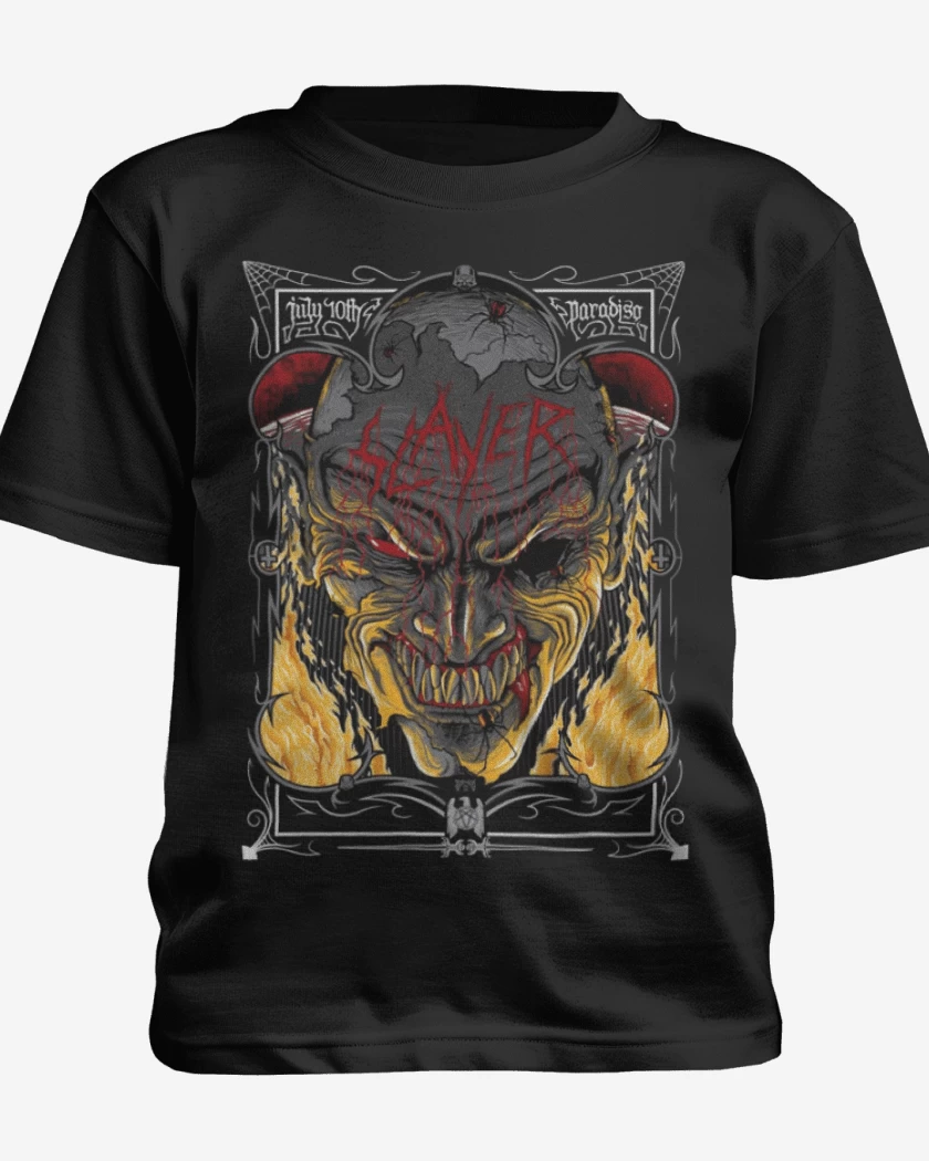 Polera de niño Negro de Slayer 3