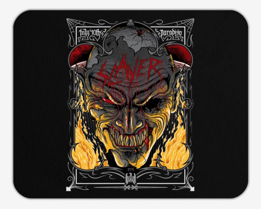 Mousepad Negro de Slayer 3