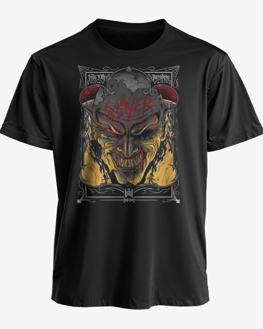 Polera premium Negro de Slayer 3