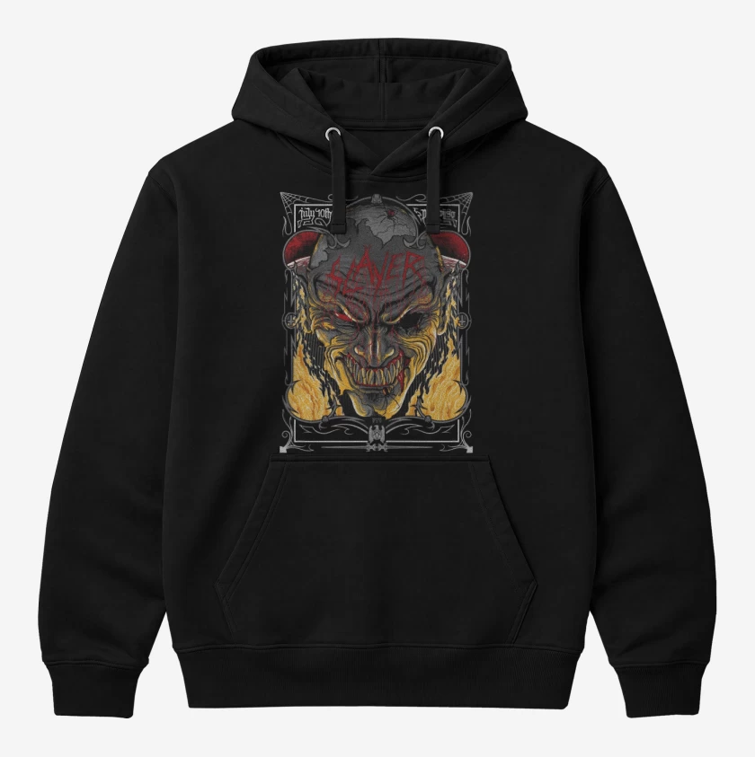 Polerón Canguro Negro de Slayer 3