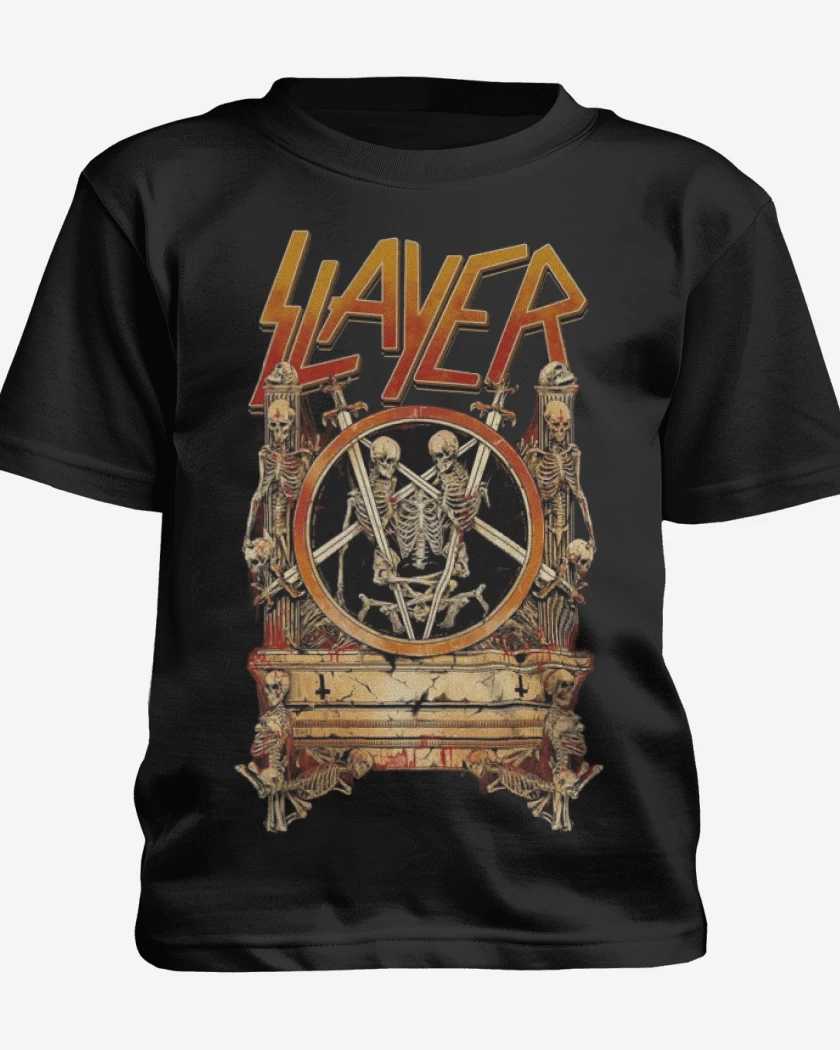 Polera de niño Negro de Slayer 4