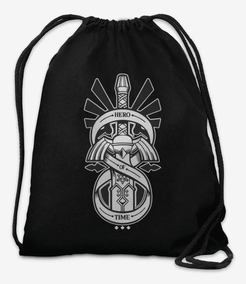 Mochila Negro de The Legend Of Zelda - Hero Of Time