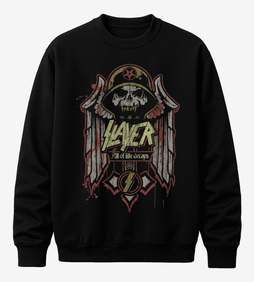 Poleron polo Negro de Slayer 5