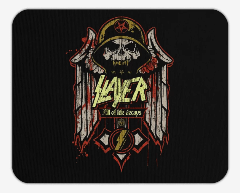 Mousepad Negro de Slayer 5